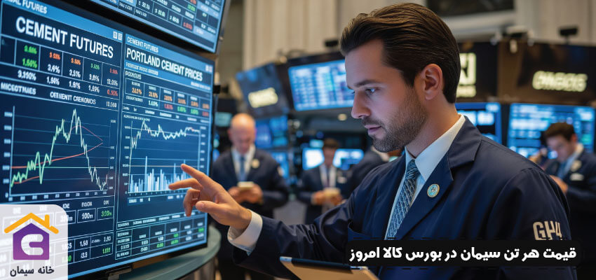 قیمت هر تن سیمان در بورس کالا امروز