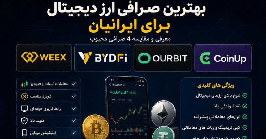 بهترین صرافی ارز دیجیتال بدون تحریم برای ایرانیان